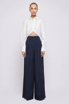 Nikolia Shirt - White by Jonathan Simkhai — view 3