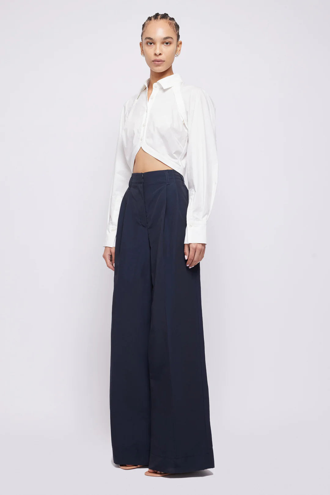 Nikolia Shirt - White by Jonathan Simkhai — view 4