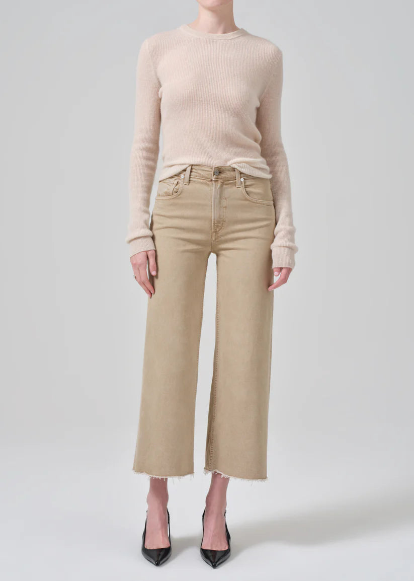 Lyra Crop Wide Leg - Porcini by Citizens of Humanity | 25 South Boutiques