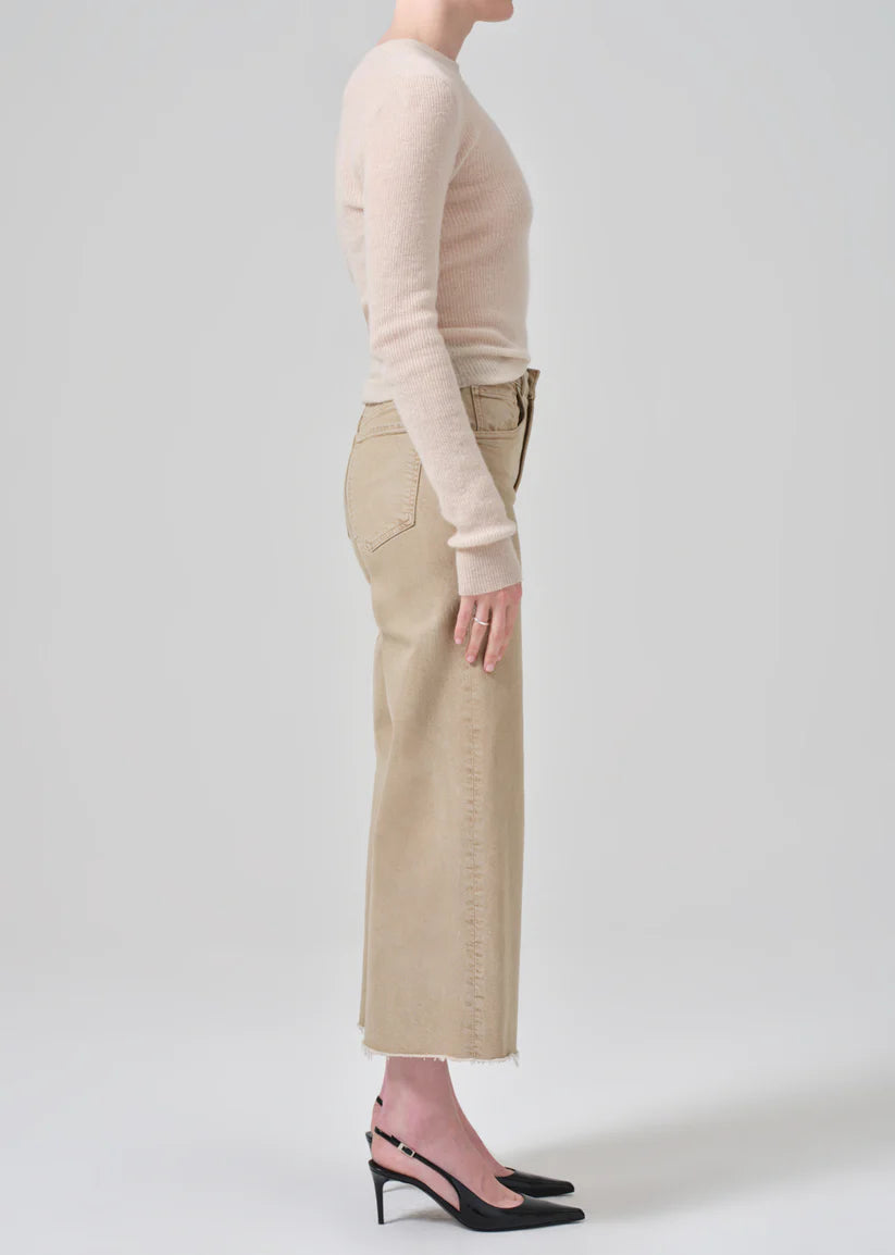 Lyra Crop Wide Leg - Porcini by Citizens of Humanity — view 4