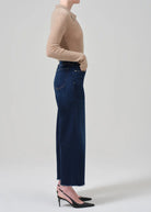 Lyra Crop Wide Leg - Lotus by Citizens of Humanity — view 3