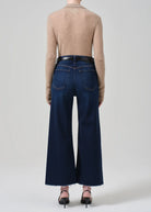 Lyra Crop Wide Leg - Lotus by Citizens of Humanity — view 4