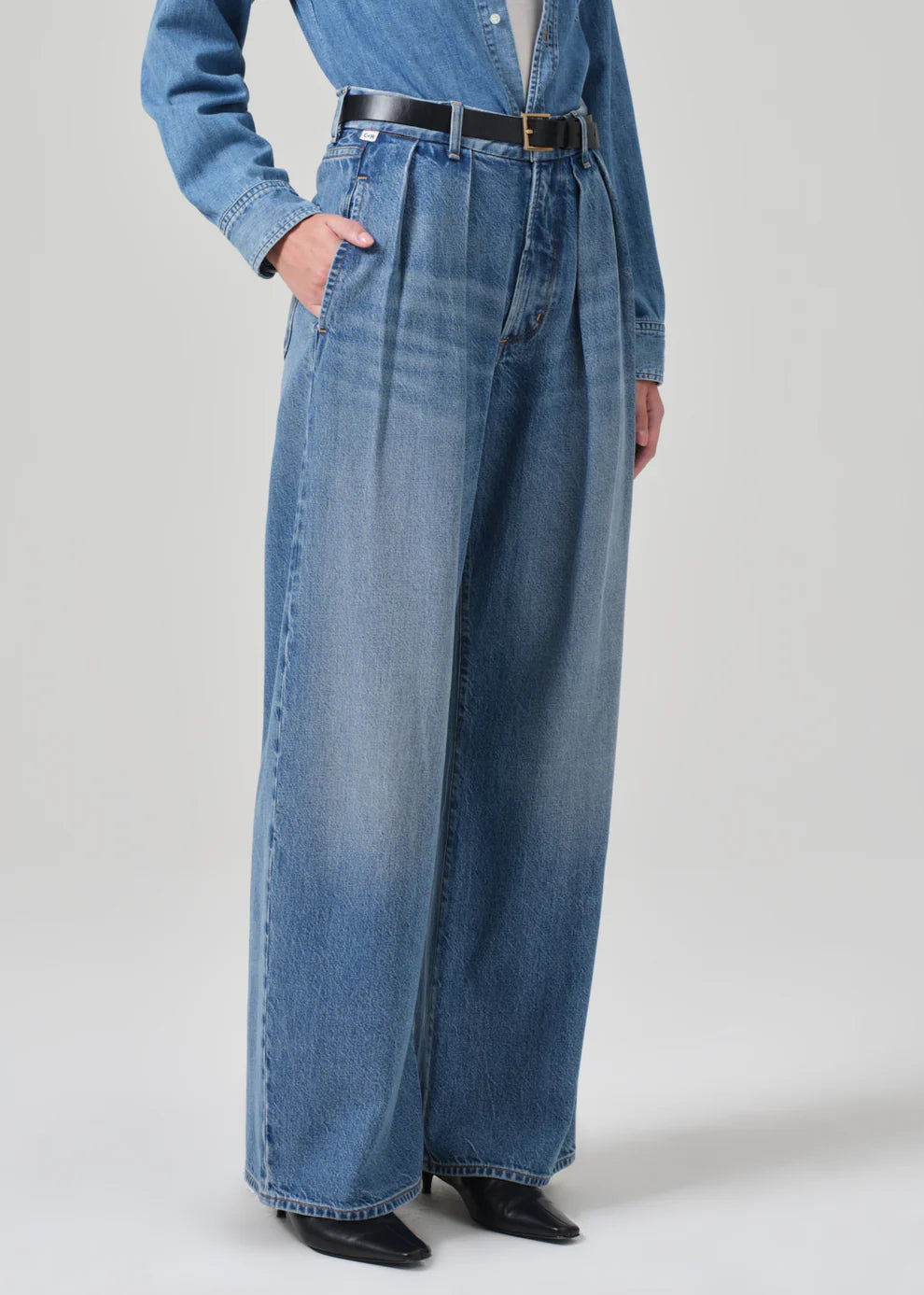 Petra Pleated Trouser - Nensi by Citizens of Humanity — alternate view
