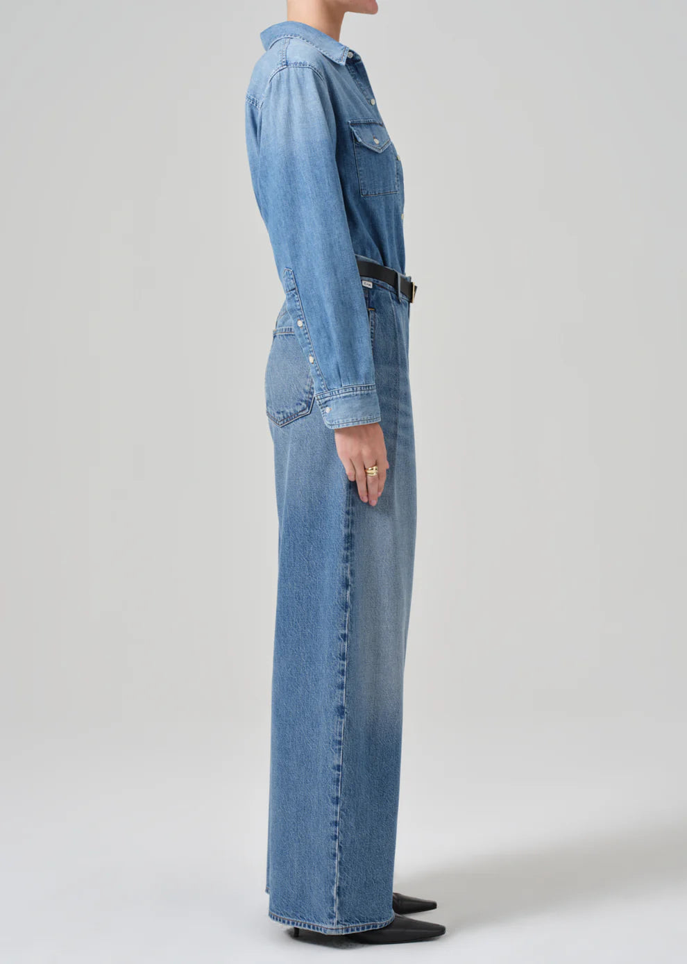 Petra Pleated Trouser - Nensi by Citizens of Humanity — view 3