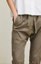 Basic Cotton 3/4 Long Pants - Safari by Kristensen — view 3