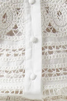 Rythmic Lace Top - Off White by PatBo — view 4