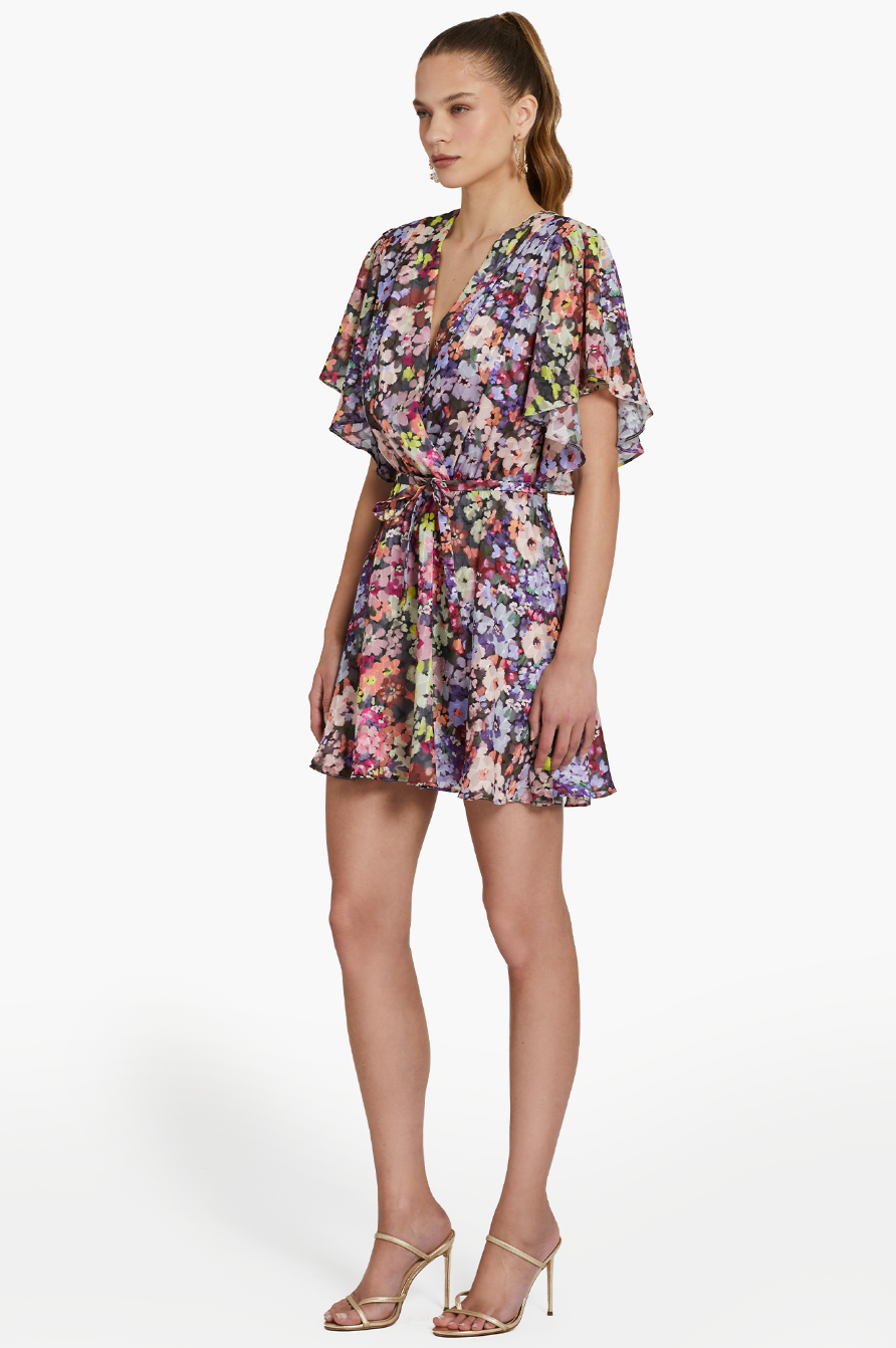 Lucretia Dress - Zahra Fleur Print by Amanda Uprichard — view 3