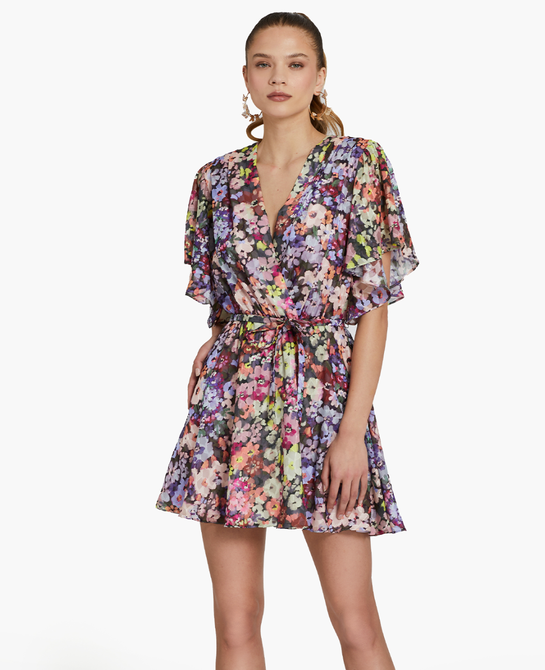 Lucretia Dress - Zahra Fleur Print by Amanda Uprichard — alternate view