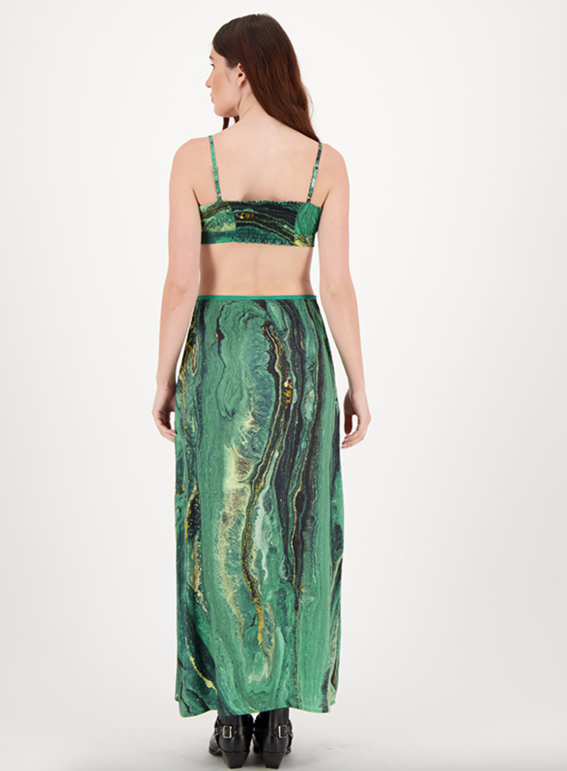 Anika Skirt - Jade Gold by Me369 — view 3