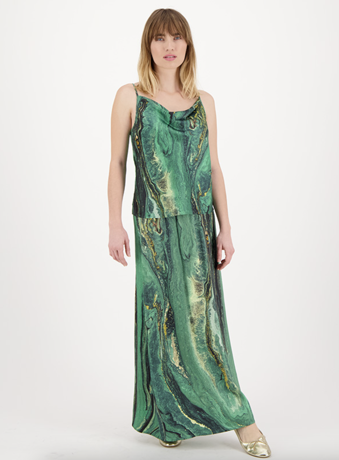 Anika Skirt - Jade Gold by Me369 | 25 South Boutiques