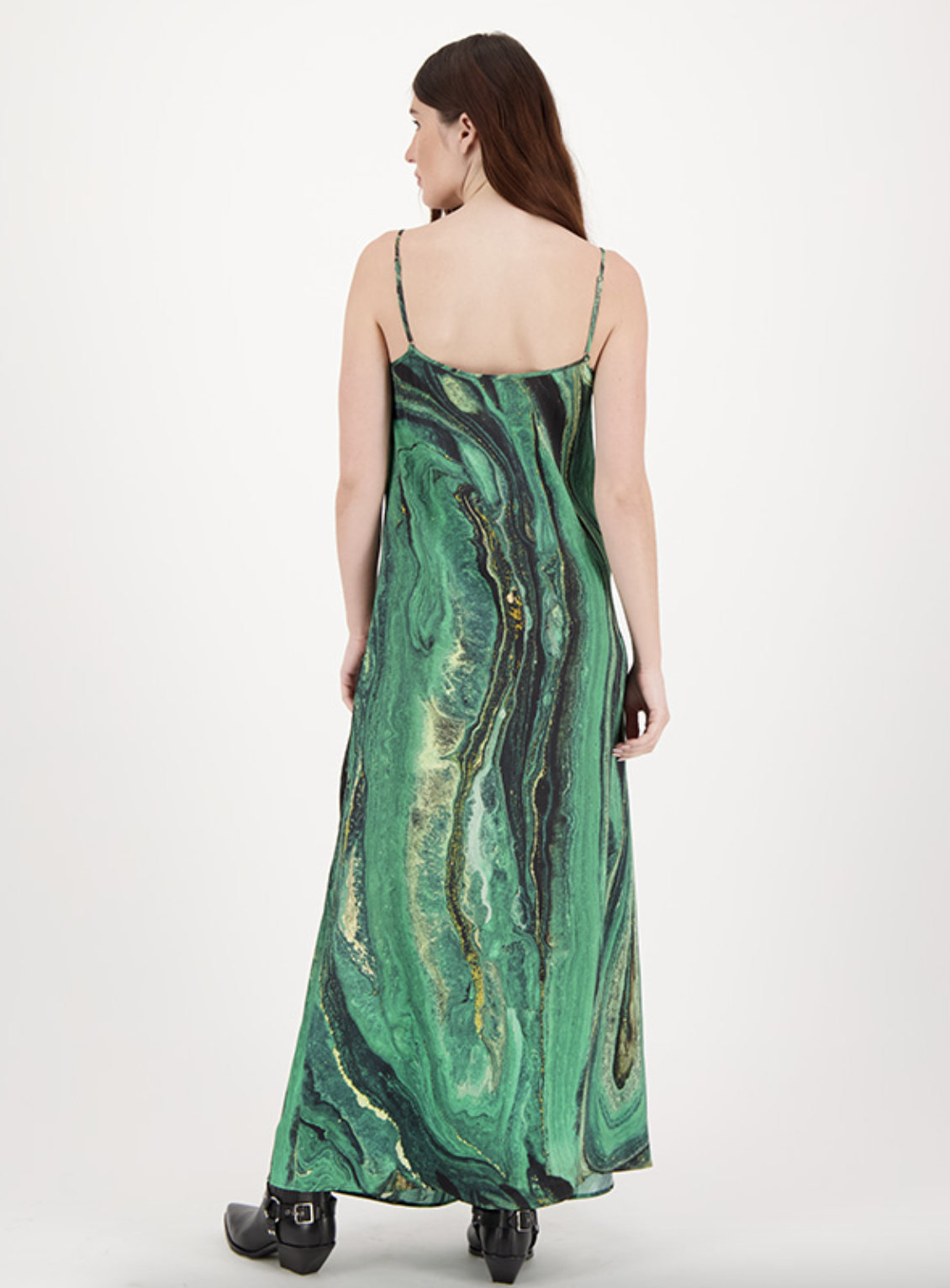 Martha Camisole Dress - Jade Gold by Me369 — view 3