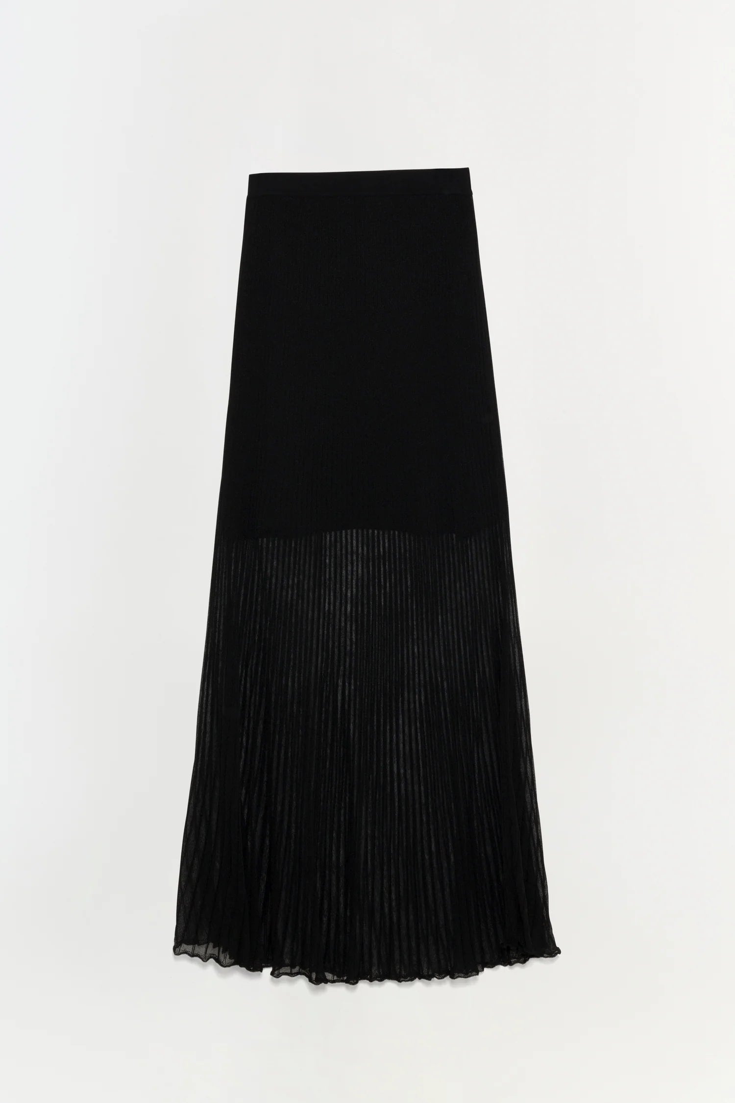 Gennie Knit Midi Skirt - Black by Jonathan Simkhai — view 3