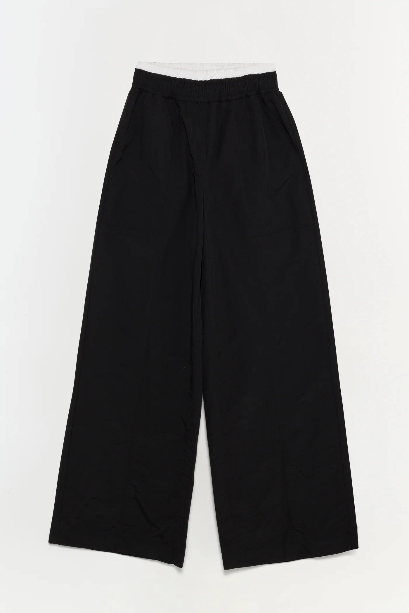 Olly Double Waistband Pant - Black by Jonathan Simkhai — view 4