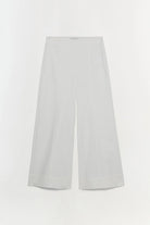 Kallin Cotton Cropped Pant - White by Jonathan Simkhai — view 4