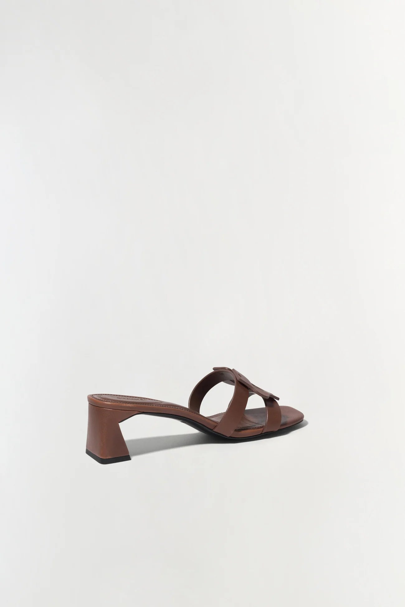 Monogram Block Heel Sandal - Sable by Jonathan Simkhai — view 4