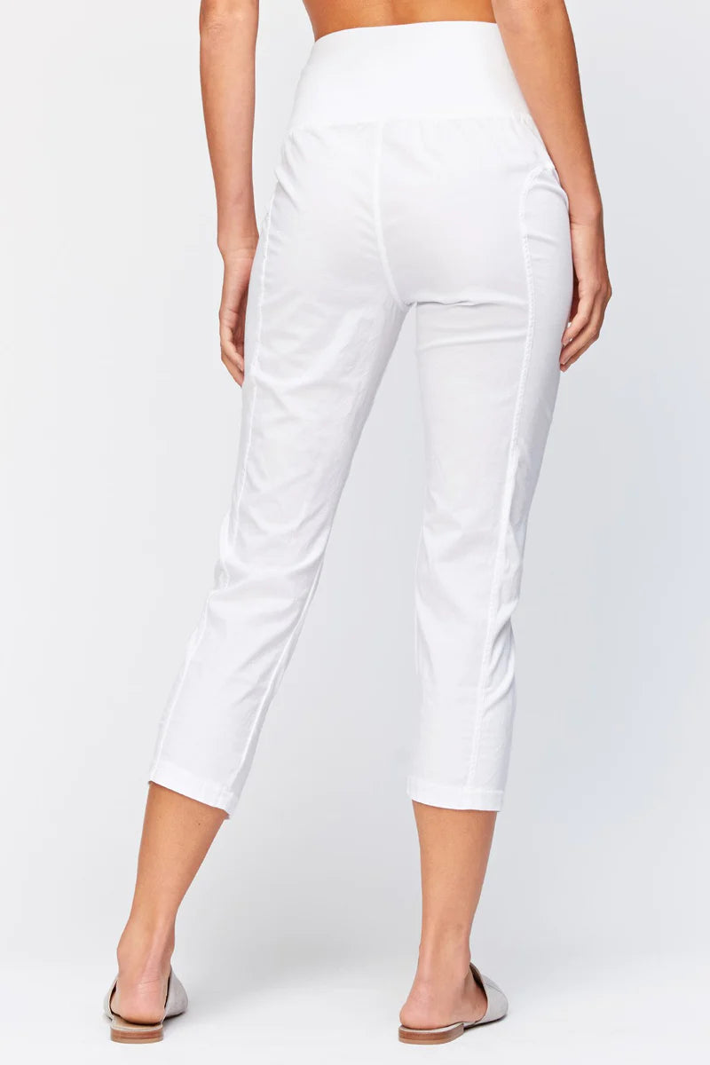 High Waist Jetter - White by XCVI — view 3
