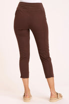 High Waist Jetter - Leatherbound Pigment by XCVI — view 3