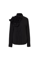 Lateral Bloom Shirt - Black by Psophia — view 6