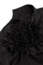 Lateral Bloom Shirt - Black by Psophia — view 7