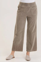 Jolene Wide Leg - Distress Wash Java by XCVI | 25 South Boutiques