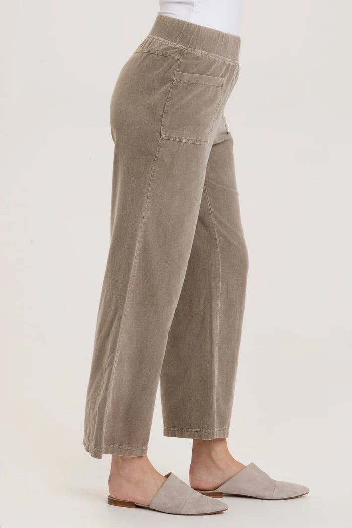 Jolene Wide Leg - Distress Wash Java by XCVI — alternate view