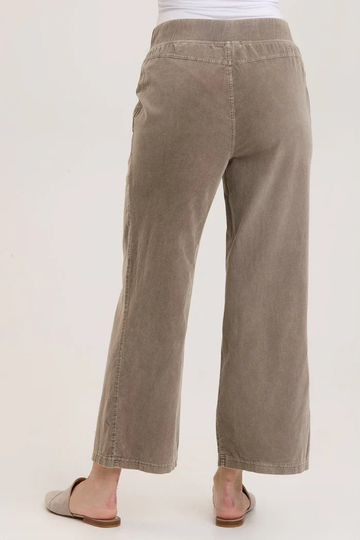 Jolene Wide Leg - Distress Wash Java by XCVI — view 3