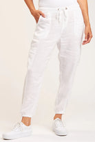 Otis Jogger - White by XCVI | 25 South Boutiques