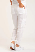 Otis Jogger - White by XCVI — view 3