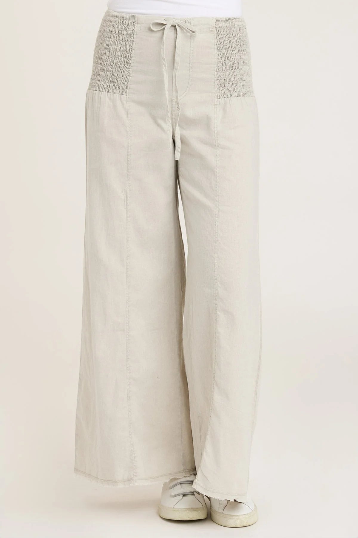 Kaj Wide Leg - Whitecap Pigment by XCVI | 25 South Boutiques