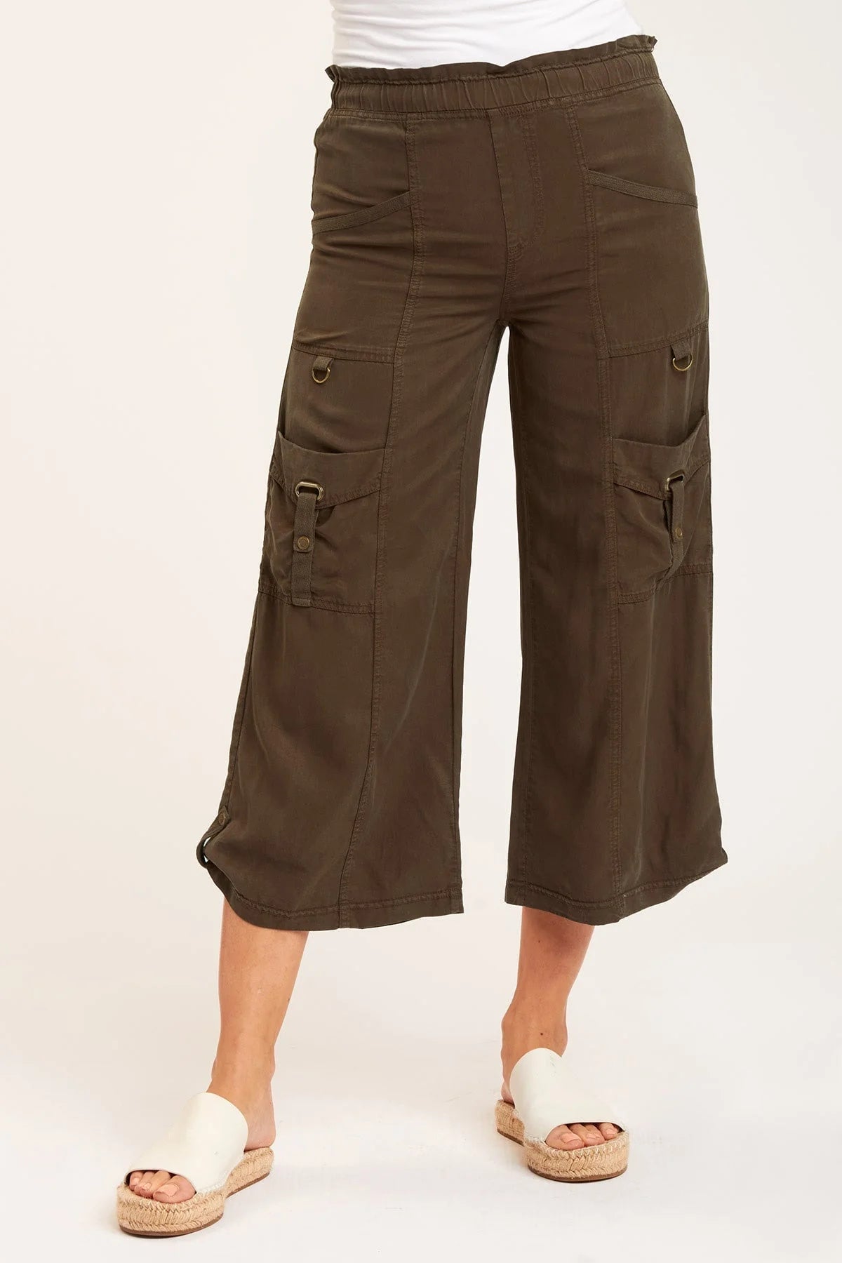 Sumas Culotte - Deep Fern by XCVI | 25 South Boutiques