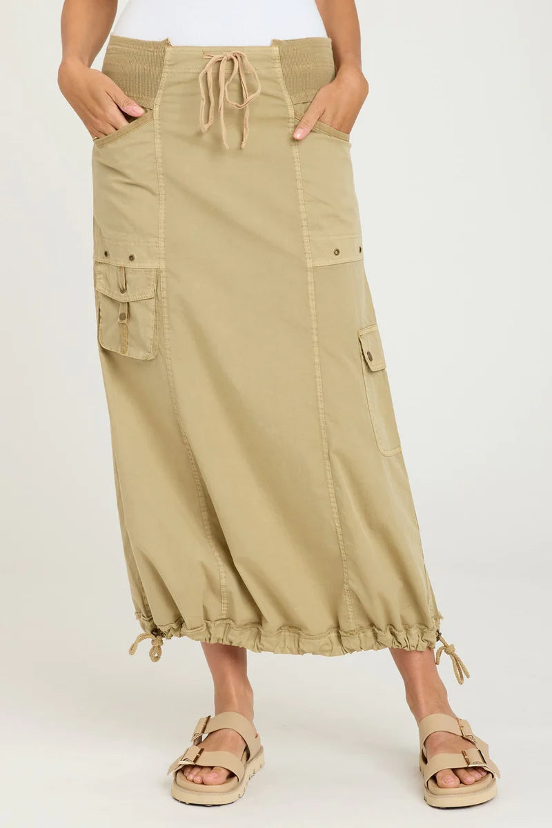 Corintha Bubble Skirt - Linwood Sands Pigment by XCVI | 25 South Boutiques