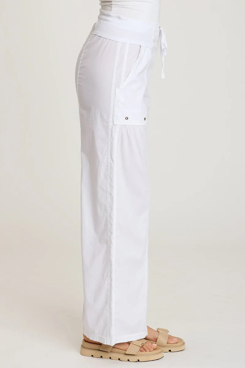 Nisha Wide Leg - White by XCVI — alternate view