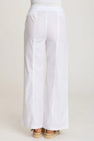 Nisha Wide Leg - White by XCVI — view 3