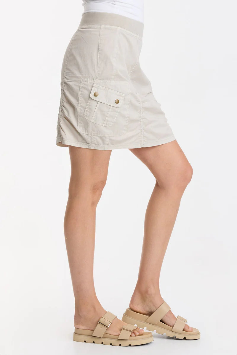 Parc Cargo Mini Skirt - Center Stage Pigment by XCVI — alternate view