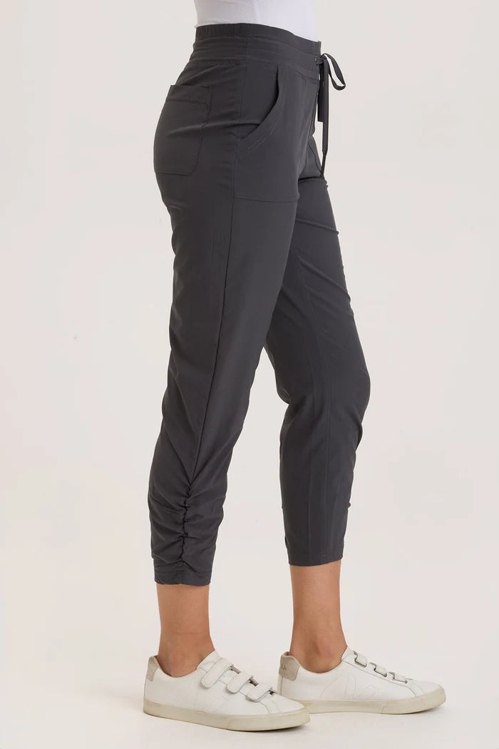 Lyan Active Pant - Charcoal by XCVI — alternate view