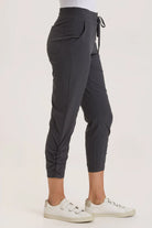 Lyan Active Pant - Charcoal by XCVI — alternate view