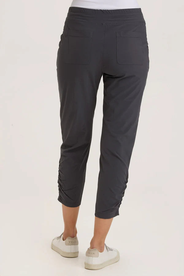 Lyan Active Pant - Charcoal by XCVI — view 3
