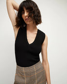 Sid Sleeveless Knit Top - Black by Veronica Beard | 25 South Boutiques