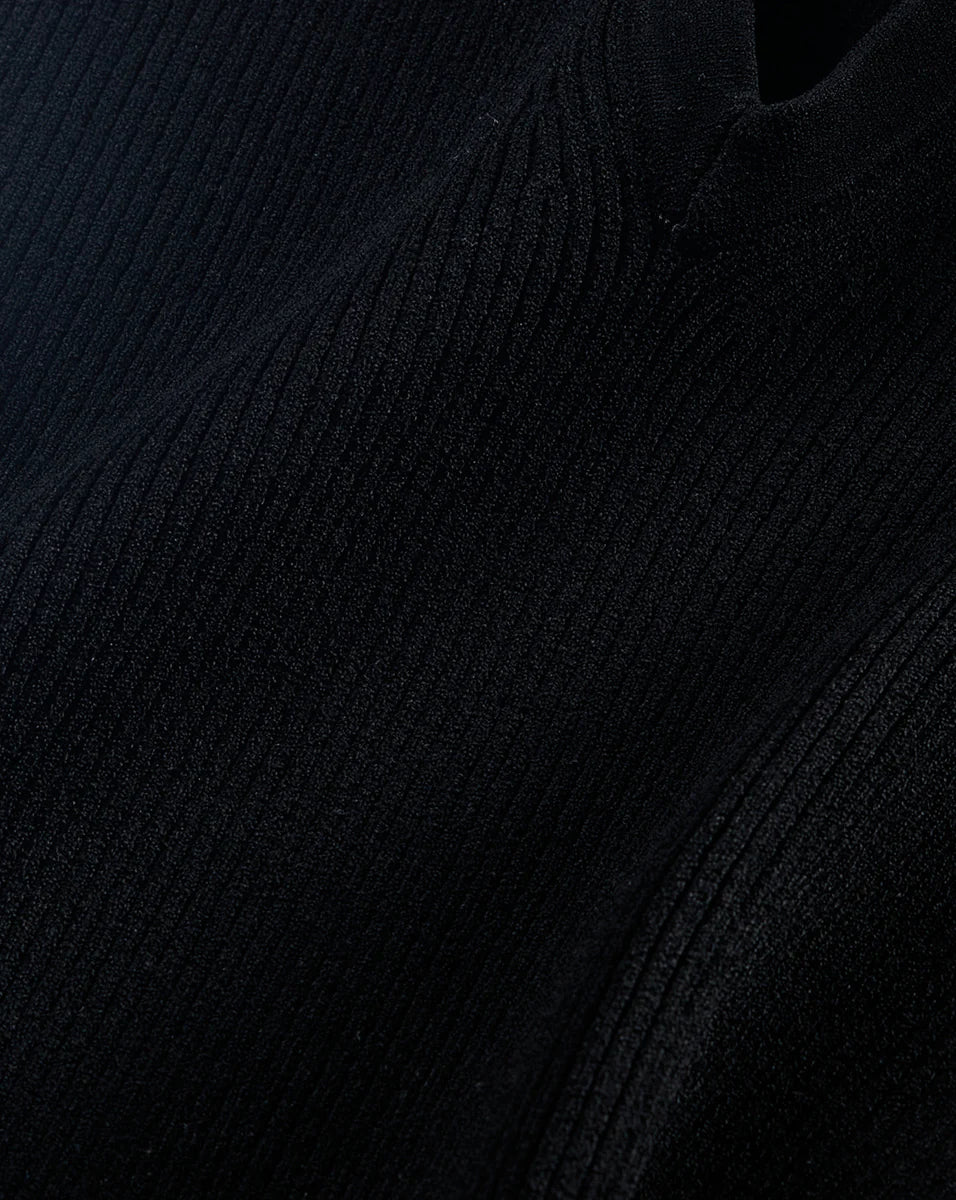 Sid Sleeveless Knit Top - Black by Veronica Beard — view 3