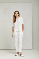 Light Sweat Pants - Natural by Kristensen — view 5
