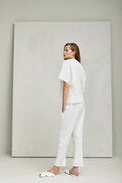 Light Sweat Pants - Natural by Kristensen — view 6