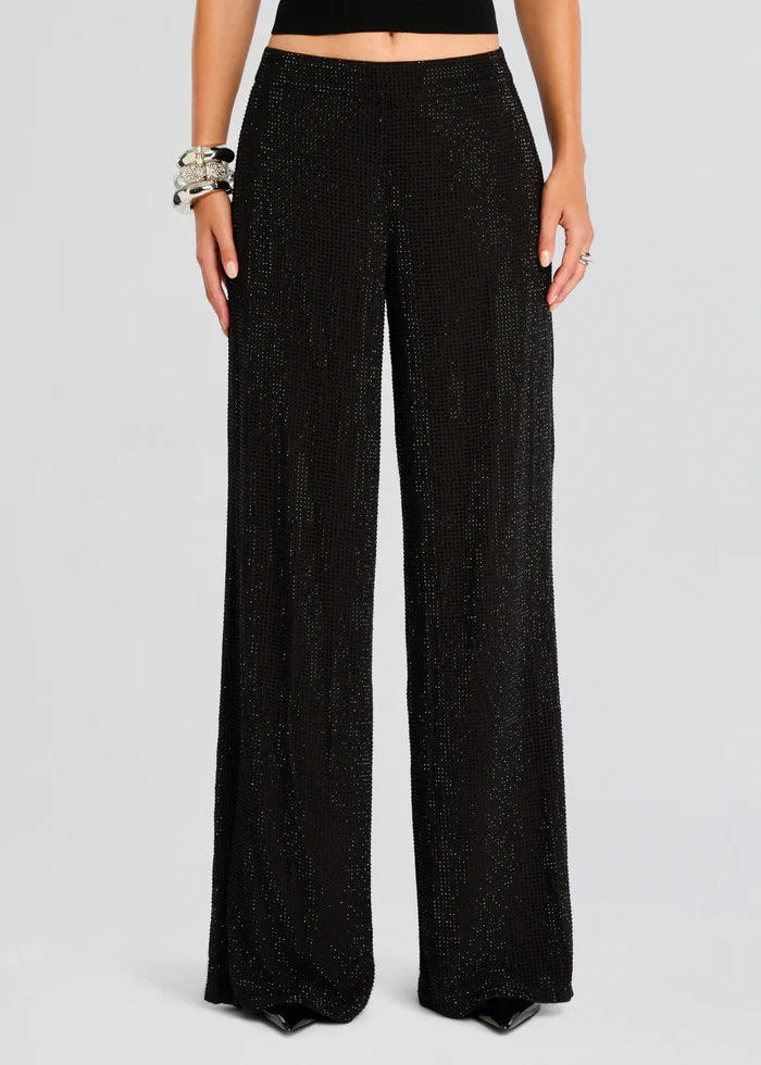 Hasna Hotfix Pant - Black by Retrofête — alternate view