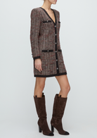 Kenai Dress - Grey Multi by Veronica Beard — alternate view