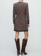 Kenai Dress - Grey Multi by Veronica Beard — view 3