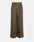 Aliterru Linen Pant - Army Green by Momonì — alternate view