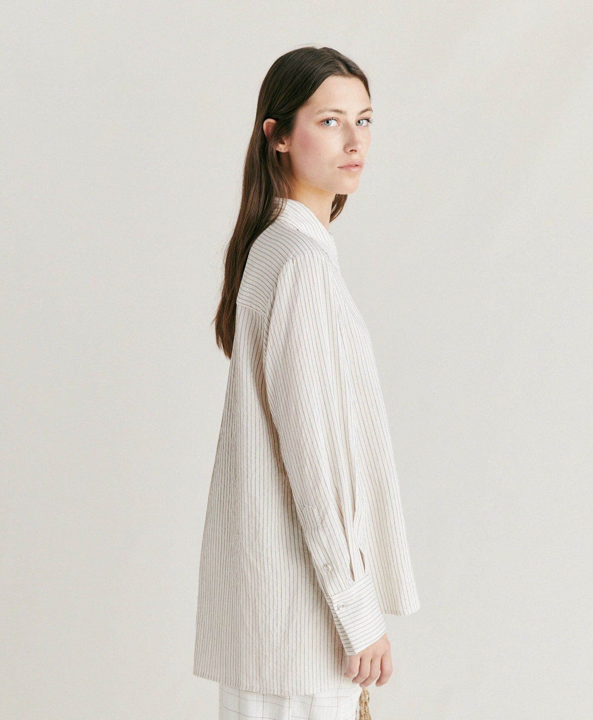 Aura Shirt - Cream / Caramel by Momonì — view 6