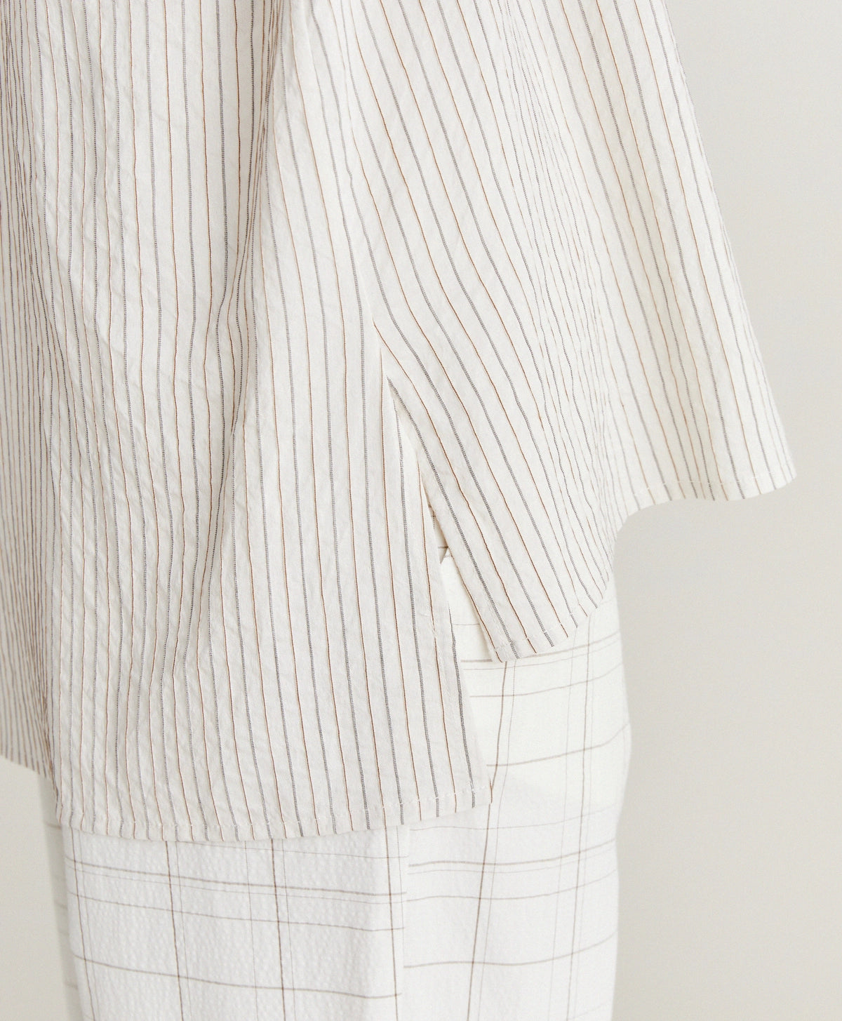 Aura Shirt - Cream / Caramel by Momonì — view 7
