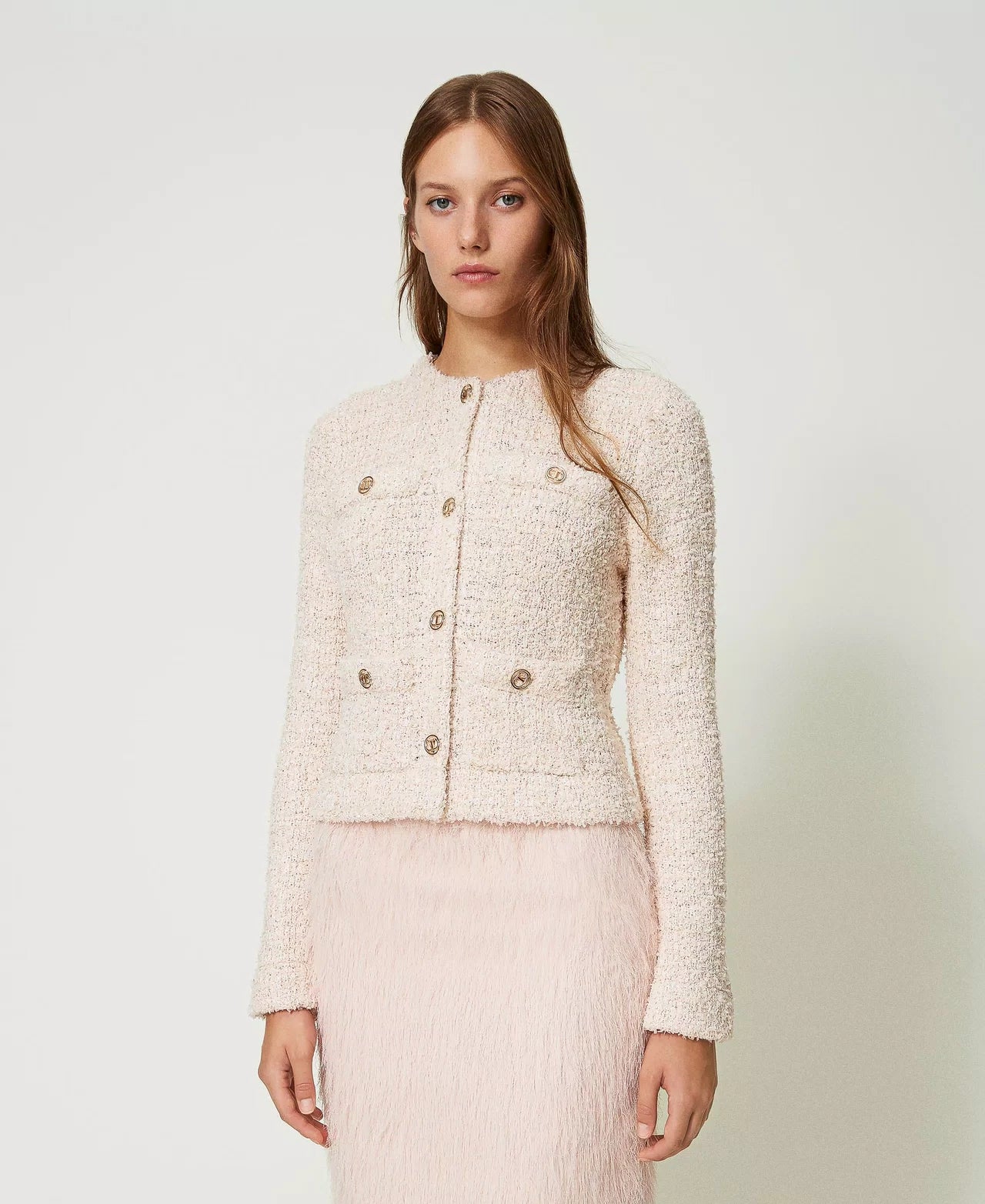 Bouclé Knit Jacket - Cupcake by Twinset | 25 South Boutiques