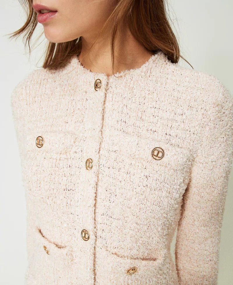 Bouclé Knit Jacket - Cupcake by Twinset — alternate view