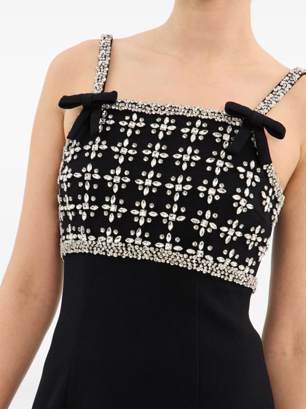 Rina Strap Mini Dress - Black by Rebecca Vallance — view 4